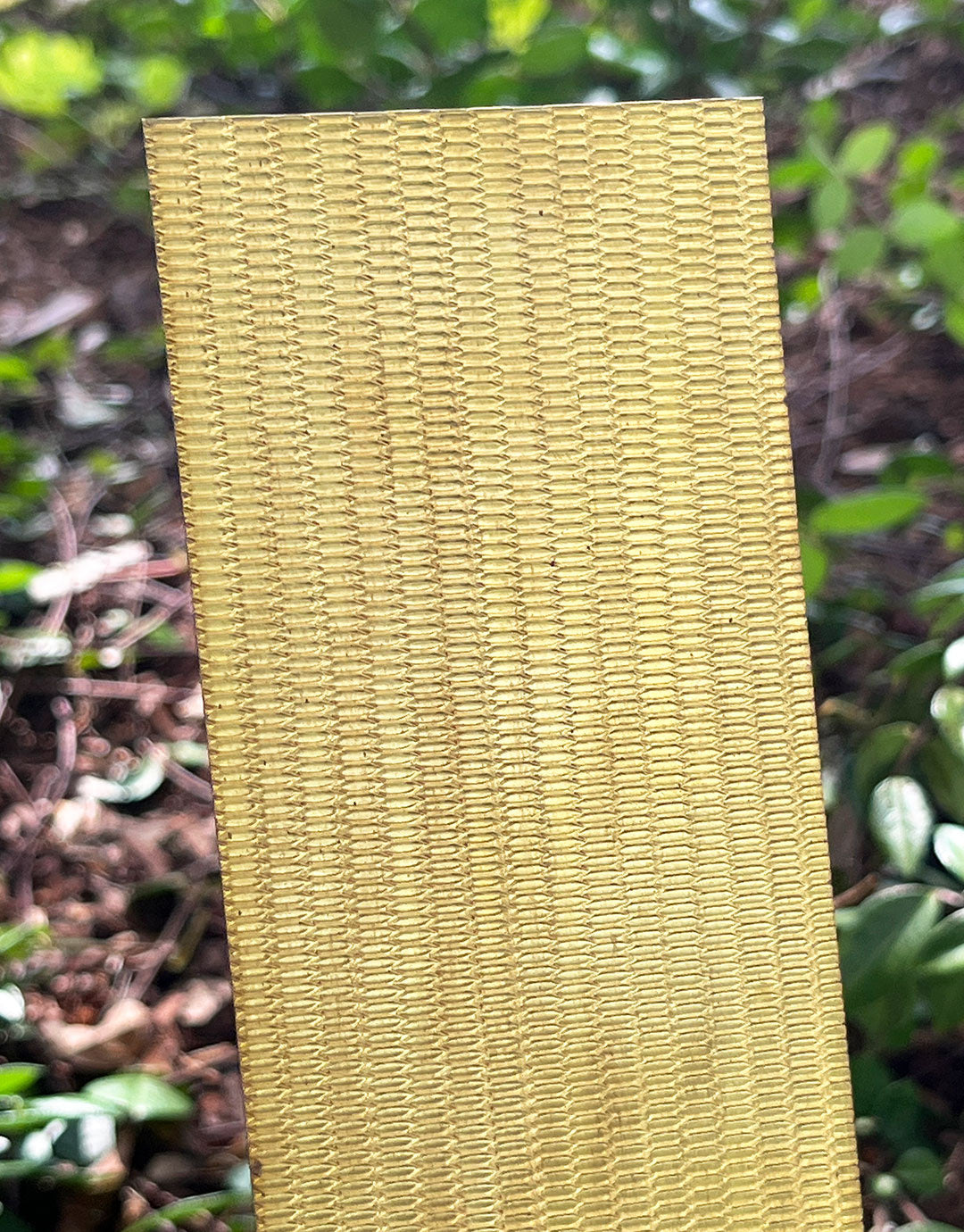 BSP236 "Sardine" Patterned Brass Sheet 2-1/2" Wide