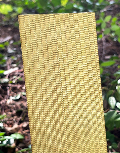 BSP236 "Sardine" Patterned Brass Sheet 2-1/2" Wide