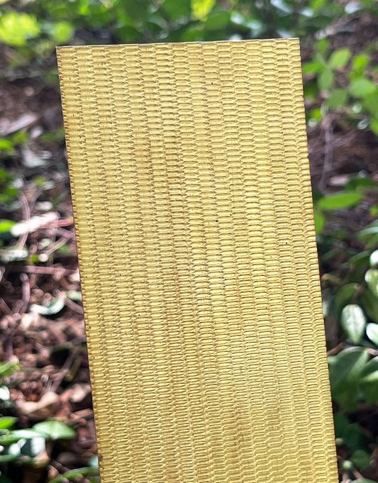 BSP236 "Sardine" Patterned Brass Sheet 2-1/2" Wide
