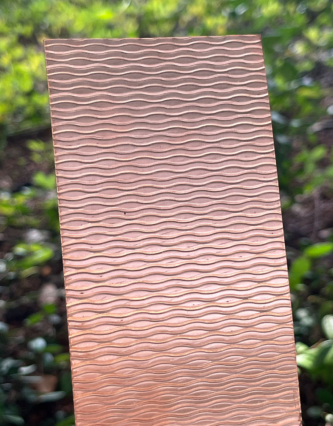 XSP237 = Pattern Metal Sheet "Wavy" 2-1/2" wide 24ga