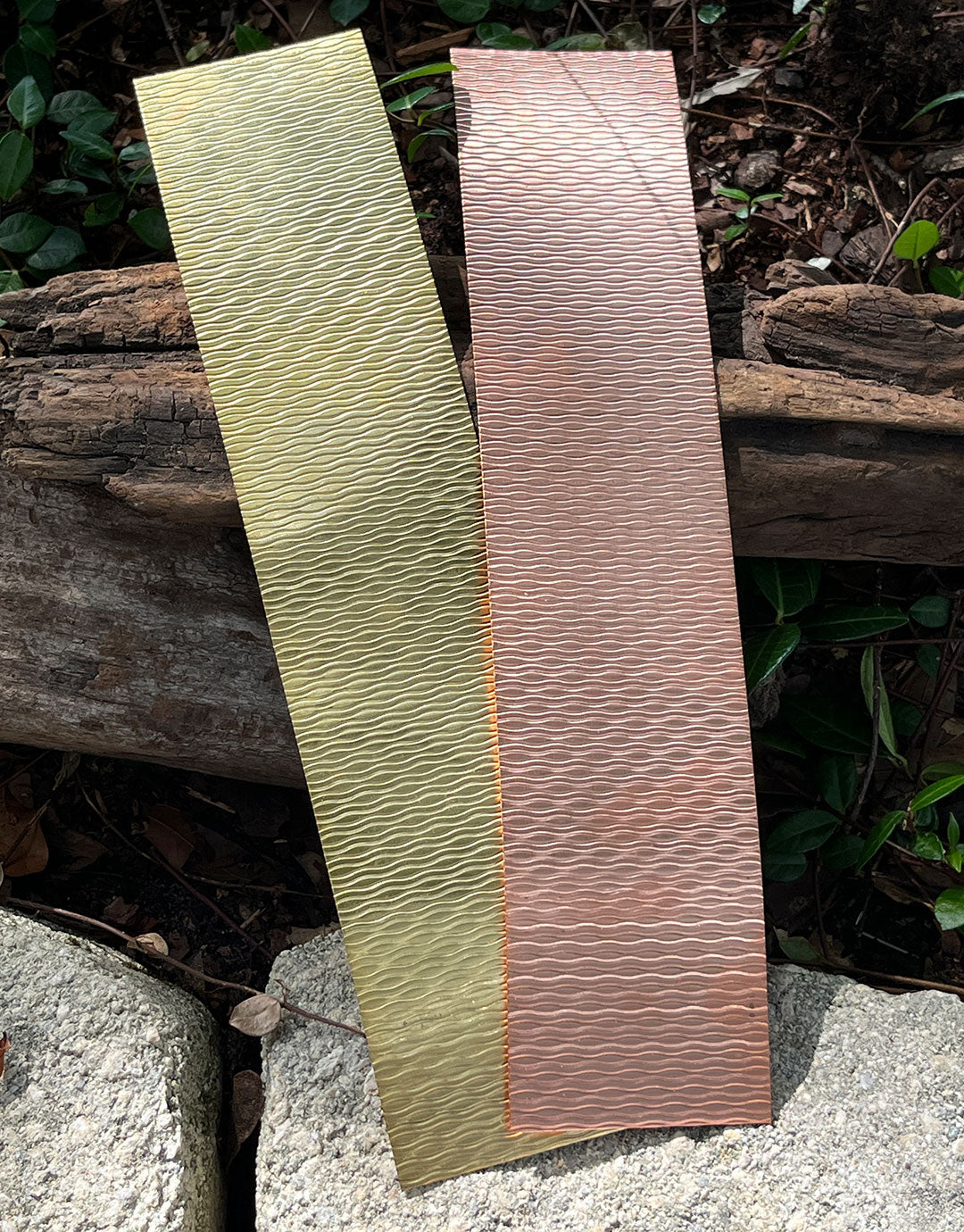 XSP237 = Pattern Metal Sheet "Wavy" 2-1/2" wide 24ga