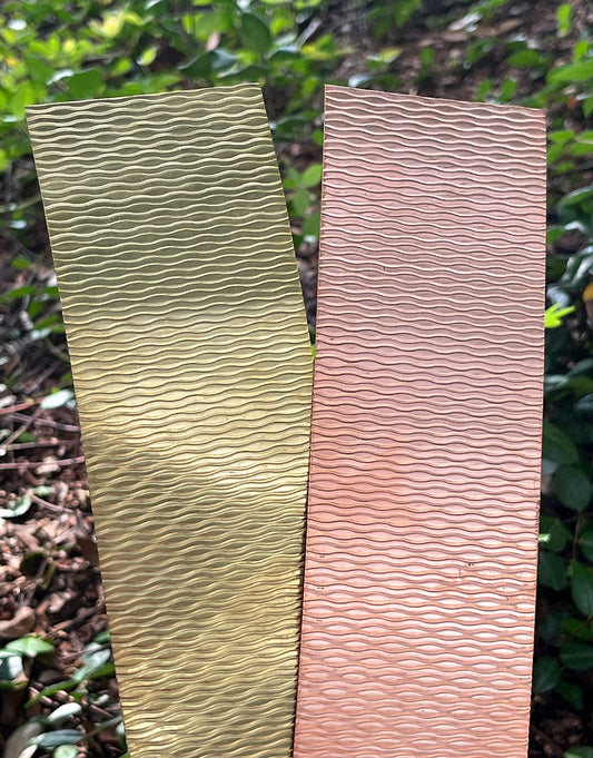 XSP237 = Pattern Metal Sheet "Wavy" 2-1/2" wide 24ga