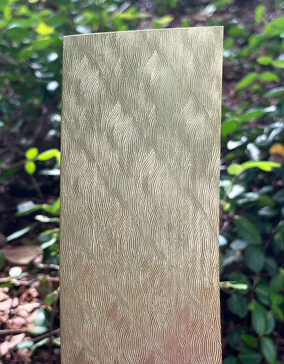 XSP239 = Pattern Metal Sheet "Fingerprint" 2-1/2" wide 24ga