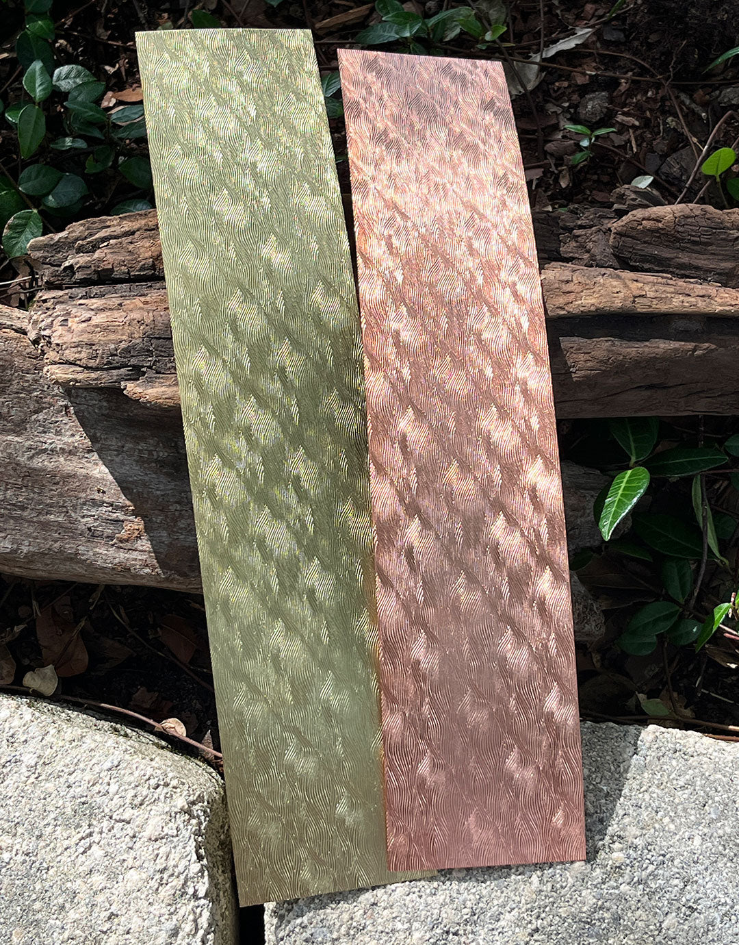 XSP239 = Pattern Metal Sheet "Fingerprint" 2-1/2" wide 24ga