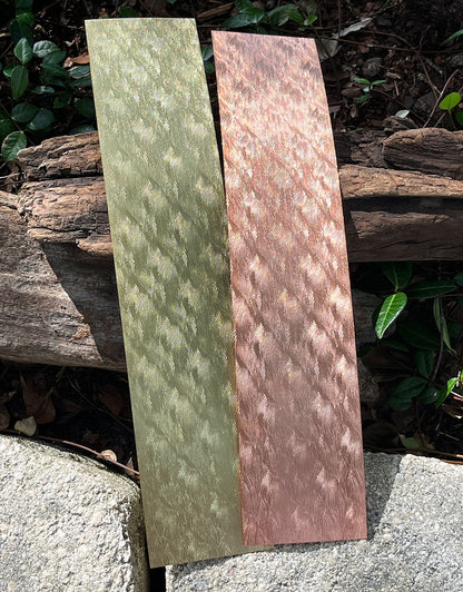 XSP239 = Pattern Metal Sheet "Fingerprint" 2-1/2" wide 24ga