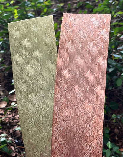 XSP239 = Pattern Metal Sheet "Fingerprint" 2-1/2" wide 24ga
