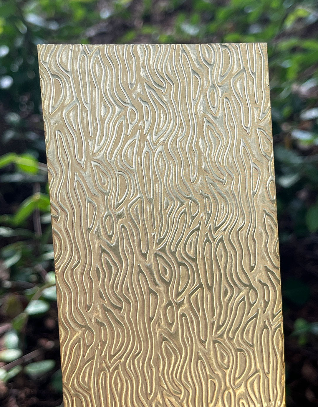 XSP240 = Pattern Metal Sheet "Mega Fingerprint" 2-1/2" wide 24ga