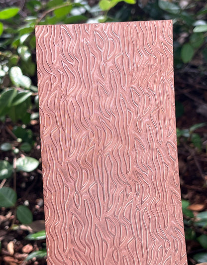 XSP240 = Pattern Metal Sheet "Mega Fingerprint" 2-1/2" wide 24ga