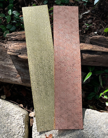 XSP240 = Pattern Metal Sheet "Mega Fingerprint" 2-1/2" wide 24ga