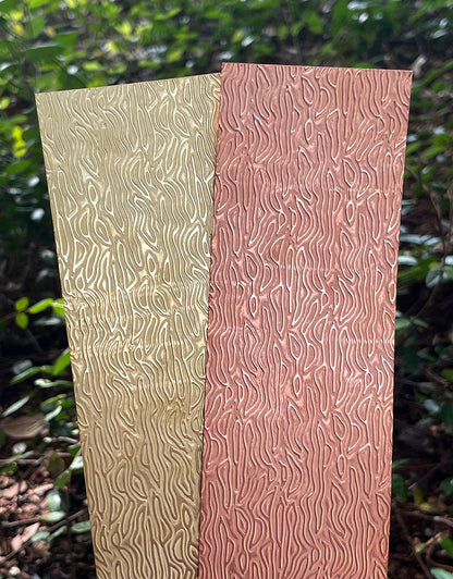 XSP240 = Pattern Metal Sheet "Mega Fingerprint" 2-1/2" wide 24ga