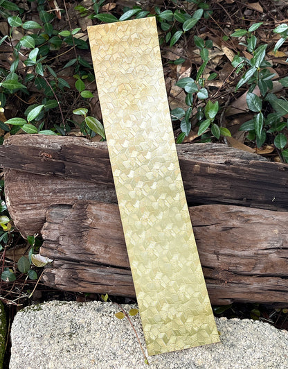 BSP250 "Multi Geometric" Patterned Brass Sheet 2-1/2" Wide