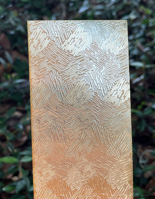 BSP251 "Paper Cut" Patterned Brass Sheet 2-1/2" Wide
