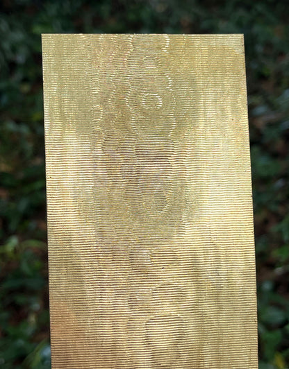 BSP255 "Bamboo" Patterned Brass Sheet 2-1/2" Wide