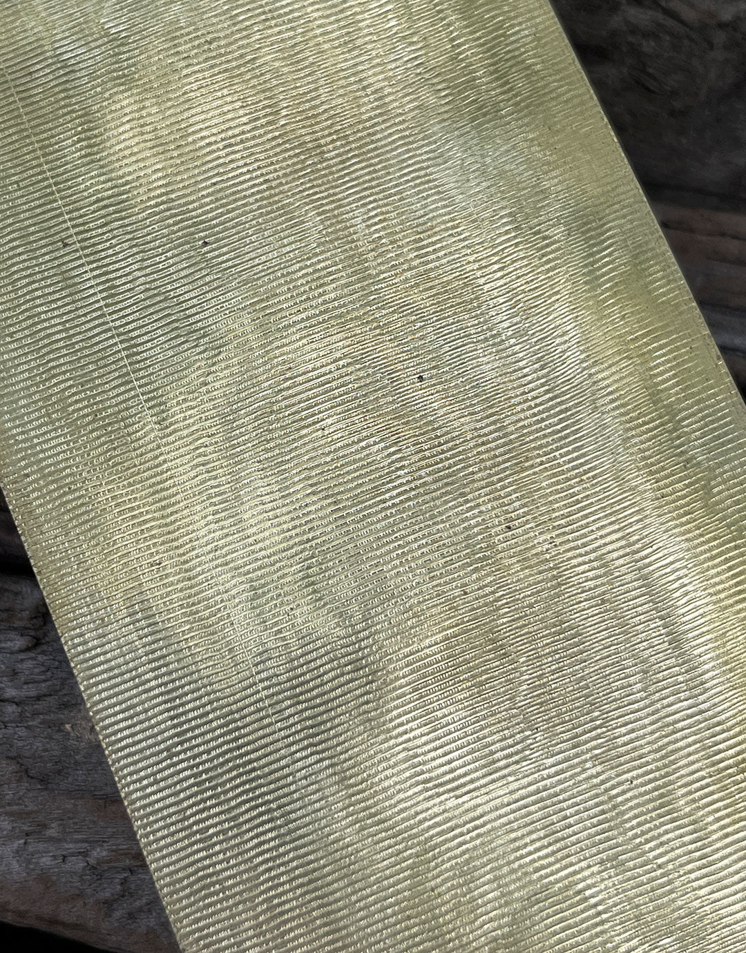 BSP255 "Bamboo" Patterned Brass Sheet 2-1/2" Wide