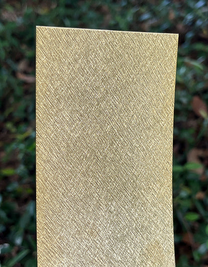 BSP256 "Cross Hatch" Patterned Brass Sheet 2-1/2" Wide