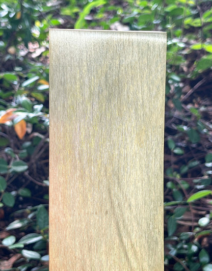 BSP258 "Bark" Patterned Brass Sheet 2-1/2" Wide