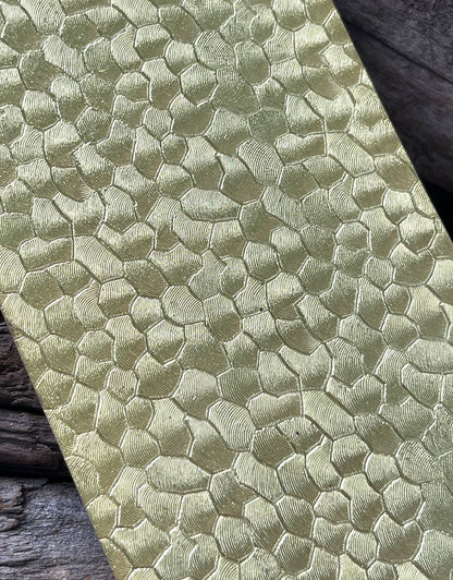 BSP260 "Desert" Patterned Brass Sheet 2-1/2" Wide