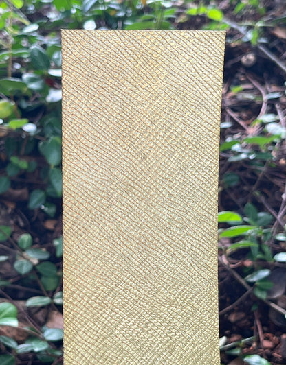 BSP263 "Snakeskin" Patterned Brass Sheet 2-1/2" Wide