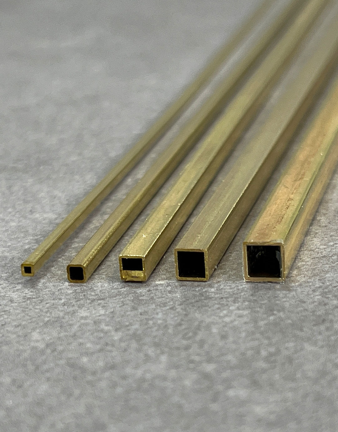 BST0X = Brass Square Tube 12" long (BST0X) **Choose Size**