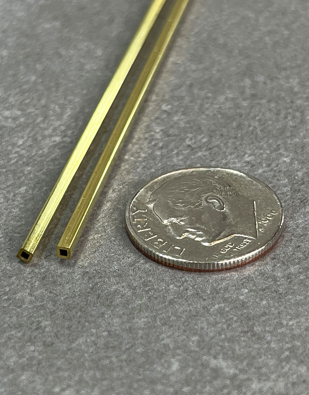 BST0X = Brass Square Tube 12" long (BST0X) **Choose Size**