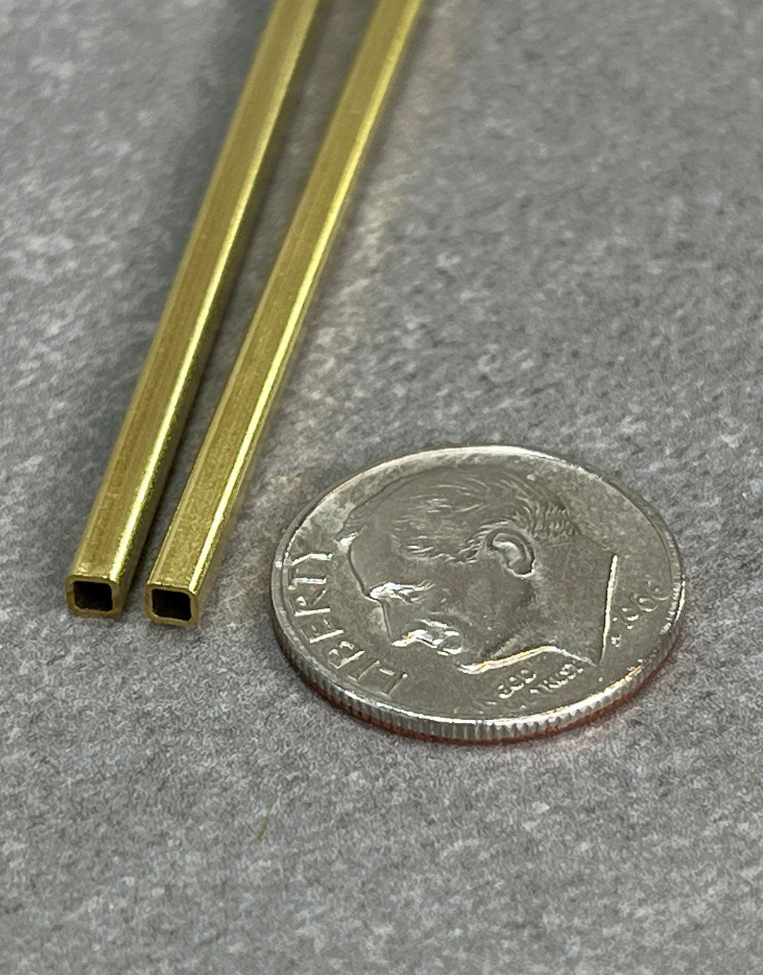 BST0X = Brass Square Tube 12" long (BST0X) **Choose Size**