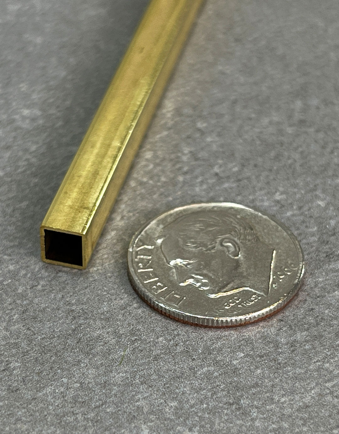 BST0X = Brass Square Tube 12" long (BST0X) **Choose Size**