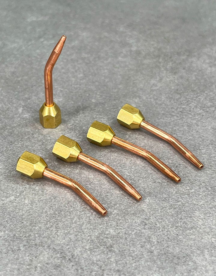BT210 = Uniweld ARtorch Curved Torch Tips