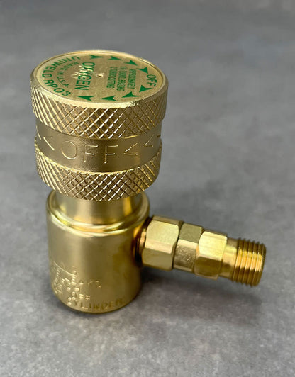 BT2108 = Uniweld Oxygen Regulator for Disposable Tanks