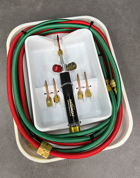 BT2120 = ArTorch Kit for Acetylene/Oxygen with Regulators Tips #3-7