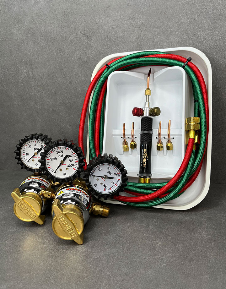 BT2116 = ArTorch Propane/Oxygen with Regulators Tips #3-7