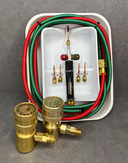 BT2118 = ArTorch Kit Propane/Oxygen with Disposable Tank Regulators