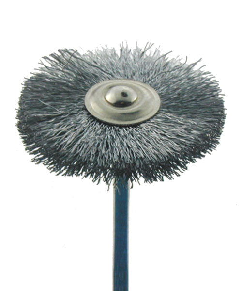 BU14XX = Mounted Steel Wheel Brushes with 3/32" Mandrel (Dozen)