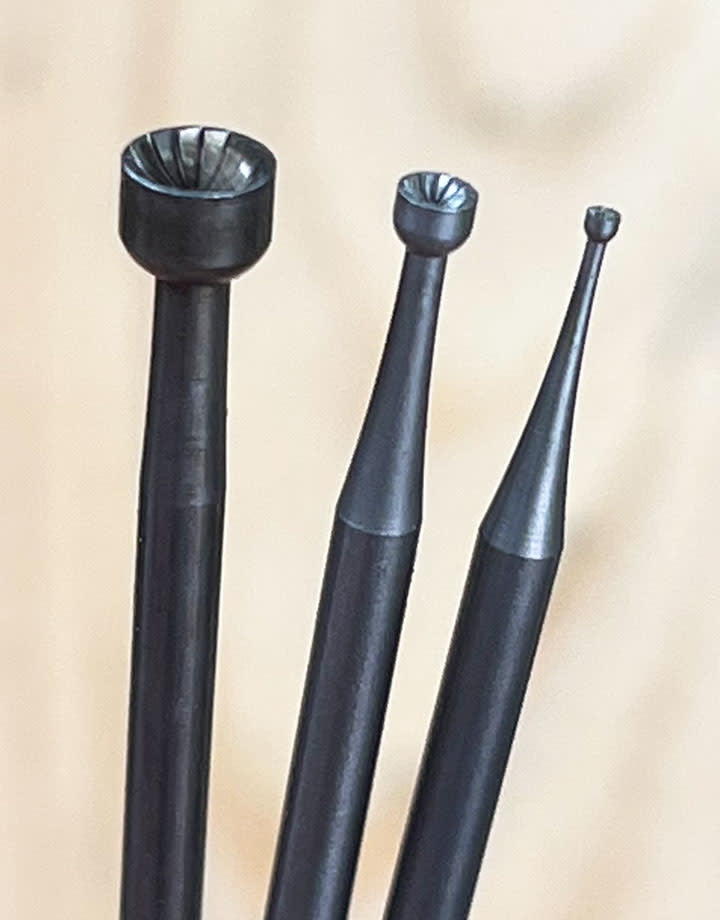 77.28XX = Cup Bur (Pkg of 6) - Choose Size
