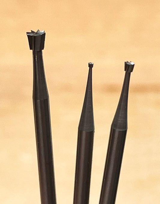Inverted Cone Bur (Pkg of 6) - Choose Size