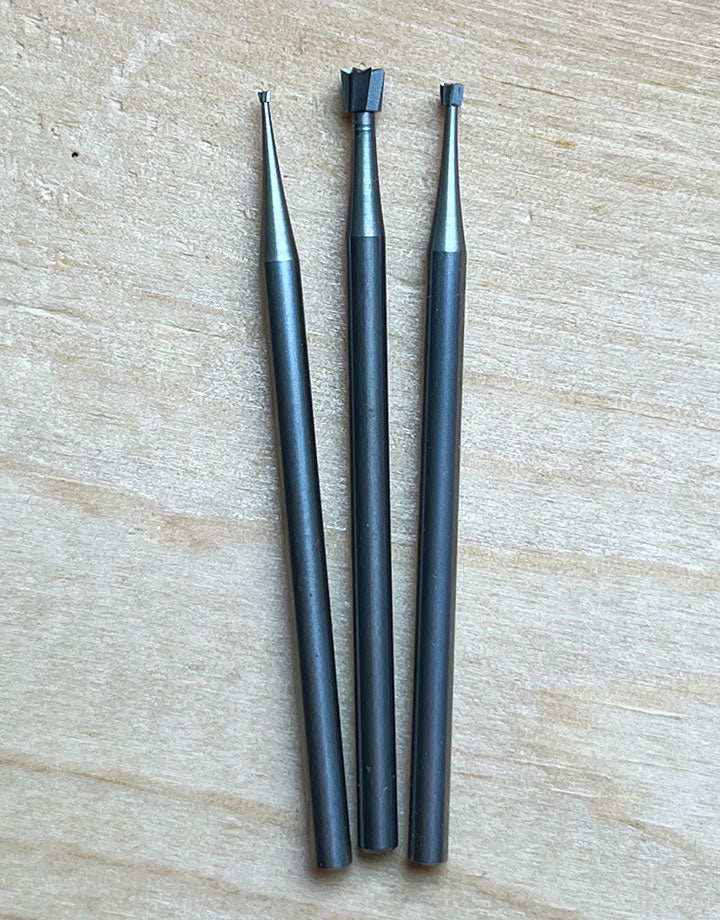 Inverted Cone Bur (Pkg of 6) - Choose Size