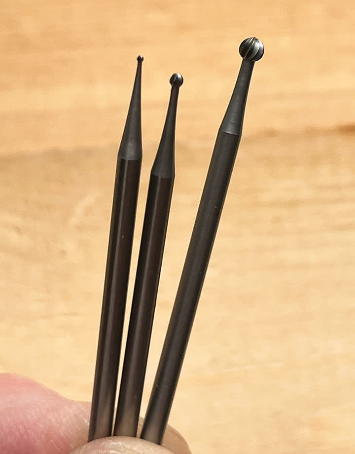 77.10XX = Round Bur (Pkg of 6) - Choose Size