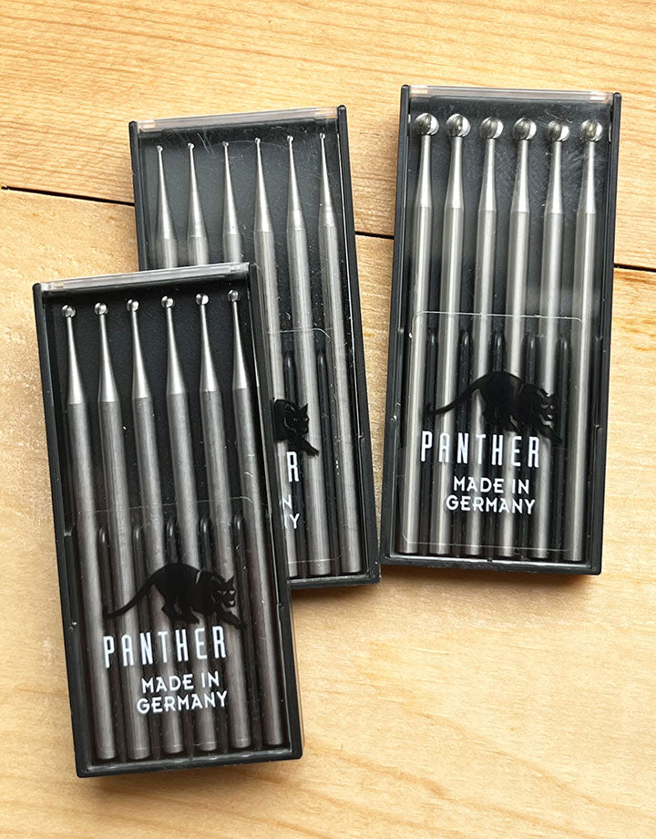 77.10XX = Round Bur (Pkg of 6) - Choose Size