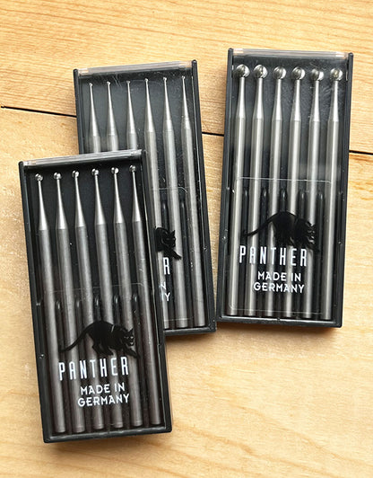 77.10XX = Round Bur (Pkg of 6) - Choose Size