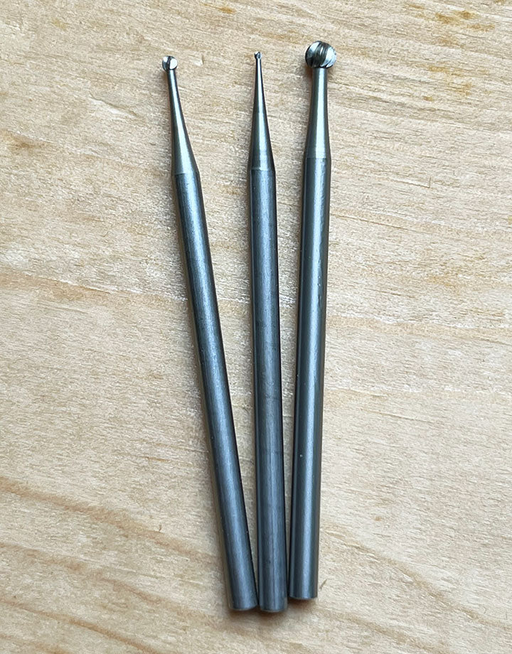 77.10XX = Round Bur (Pkg of 6) - Choose Size
