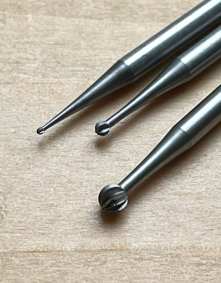 77.10XX = Round Bur (Pkg of 6) - Choose Size