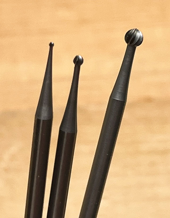 77.10XX = Round Bur (Pkg of 6) - Choose Size