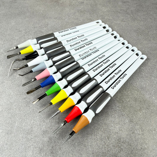 CA1129 = 12-Piece Precision Wax Carving Pen Set by Durston