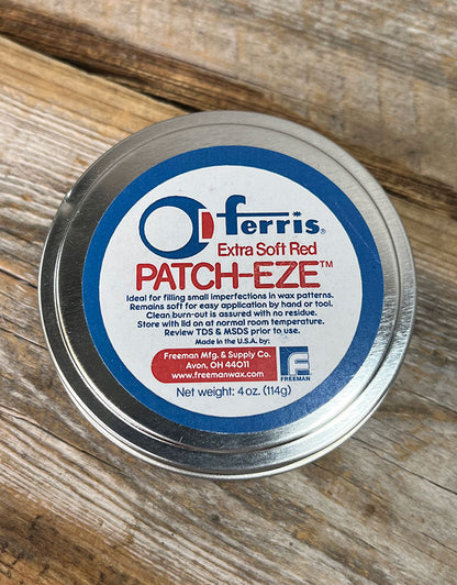 CA3409 = Repair Wax Patch-Eze Red 4 oz
