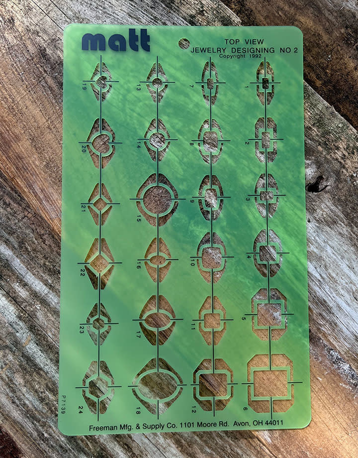 CA5103 = Matt Design Template - Signet Rings