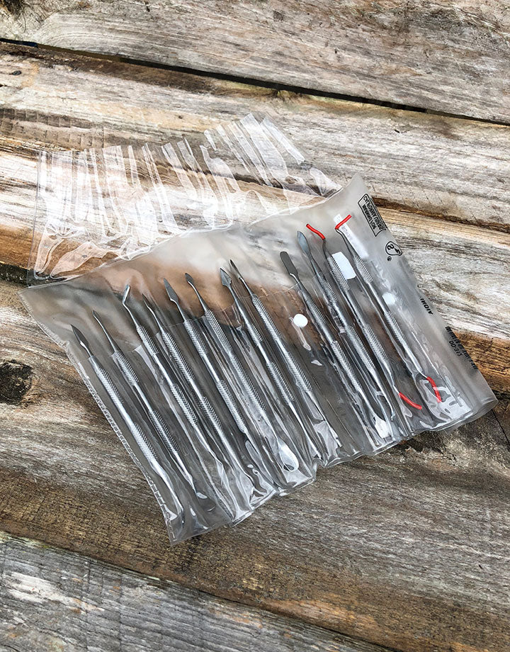 CA824 = Wax Carver Set - Double Ended (12pcs)