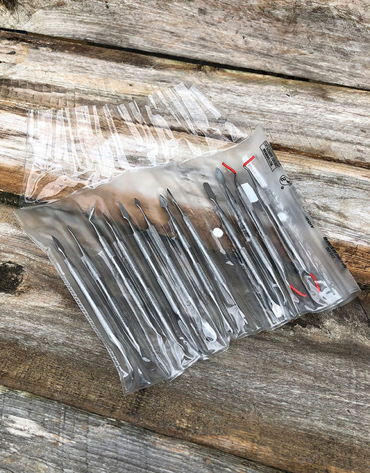 CA824 = Wax Carver Set - Double Ended (12pcs)