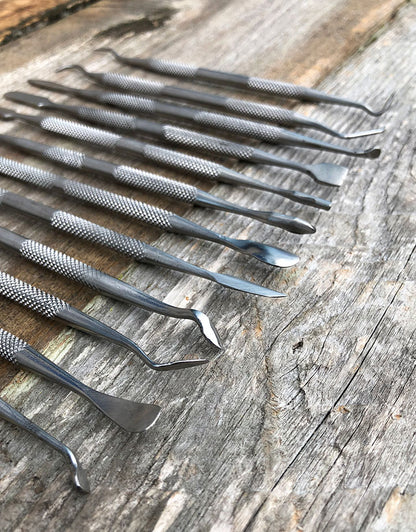 CA824 = Wax Carver Set - Double Ended (12pcs)
