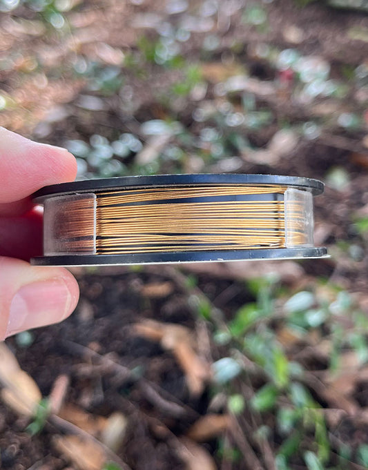 CD41918K = Beadalon 19  .018" 24K Gold Plated 15ft Spool