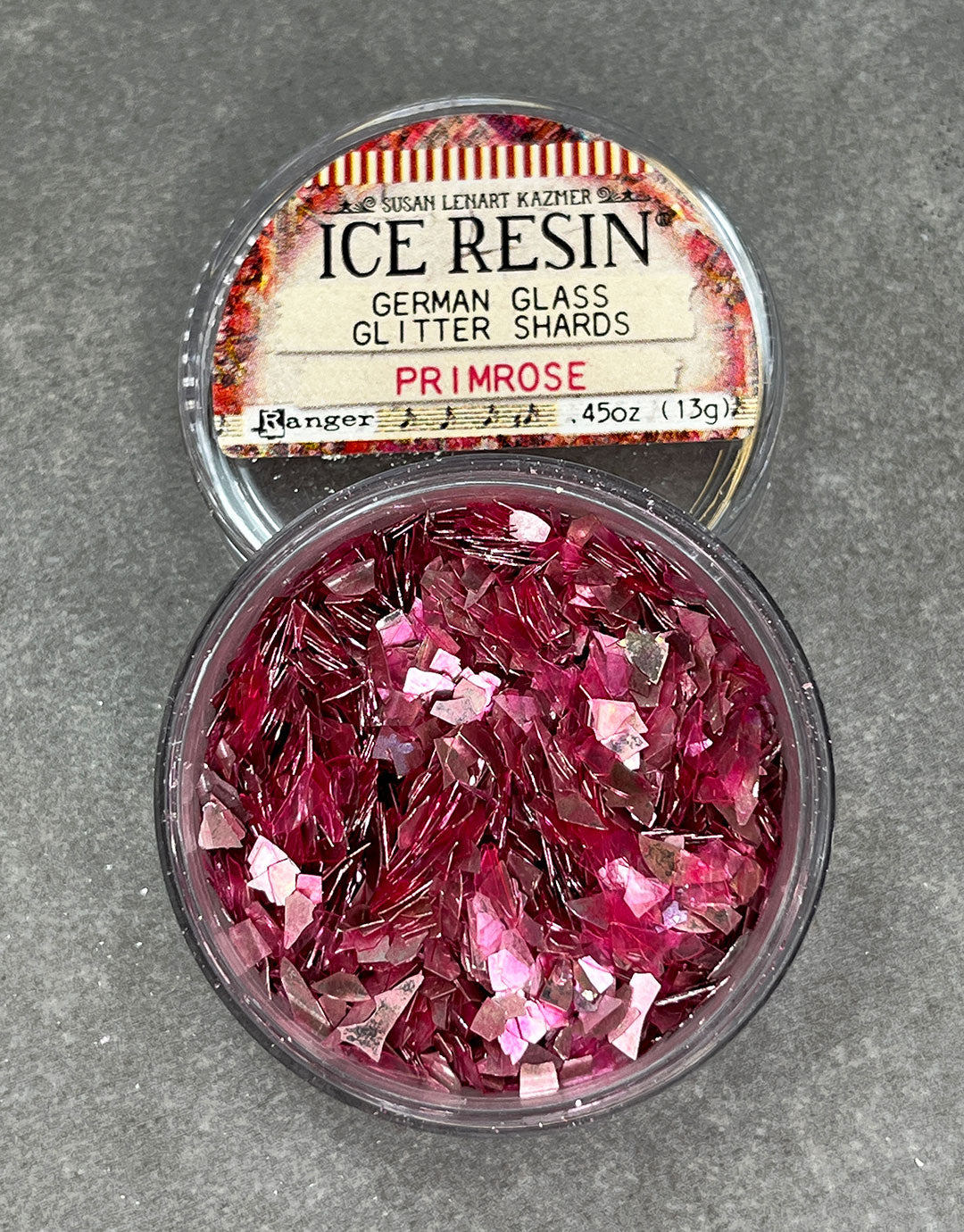 CE745 = Ice Resin Shattered Mica - Primrose