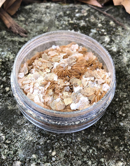 CE740 = Ice Resin Shattered Mica - Bronze Color